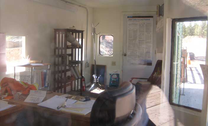 Caboose interior