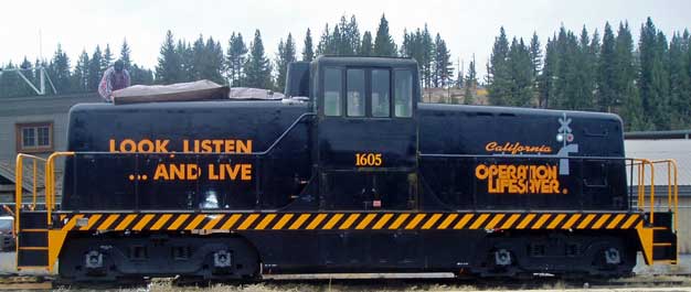 GE 1605 in its new home