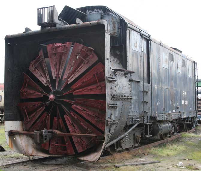 Rotary snow plow