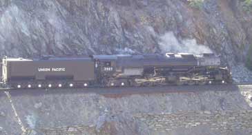 3985 UP Challenger in Feather River Canyon